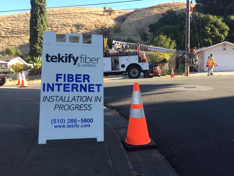 Tekify install in progress in the East Bay